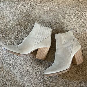 MARC FISHER suede booties - excellent condition